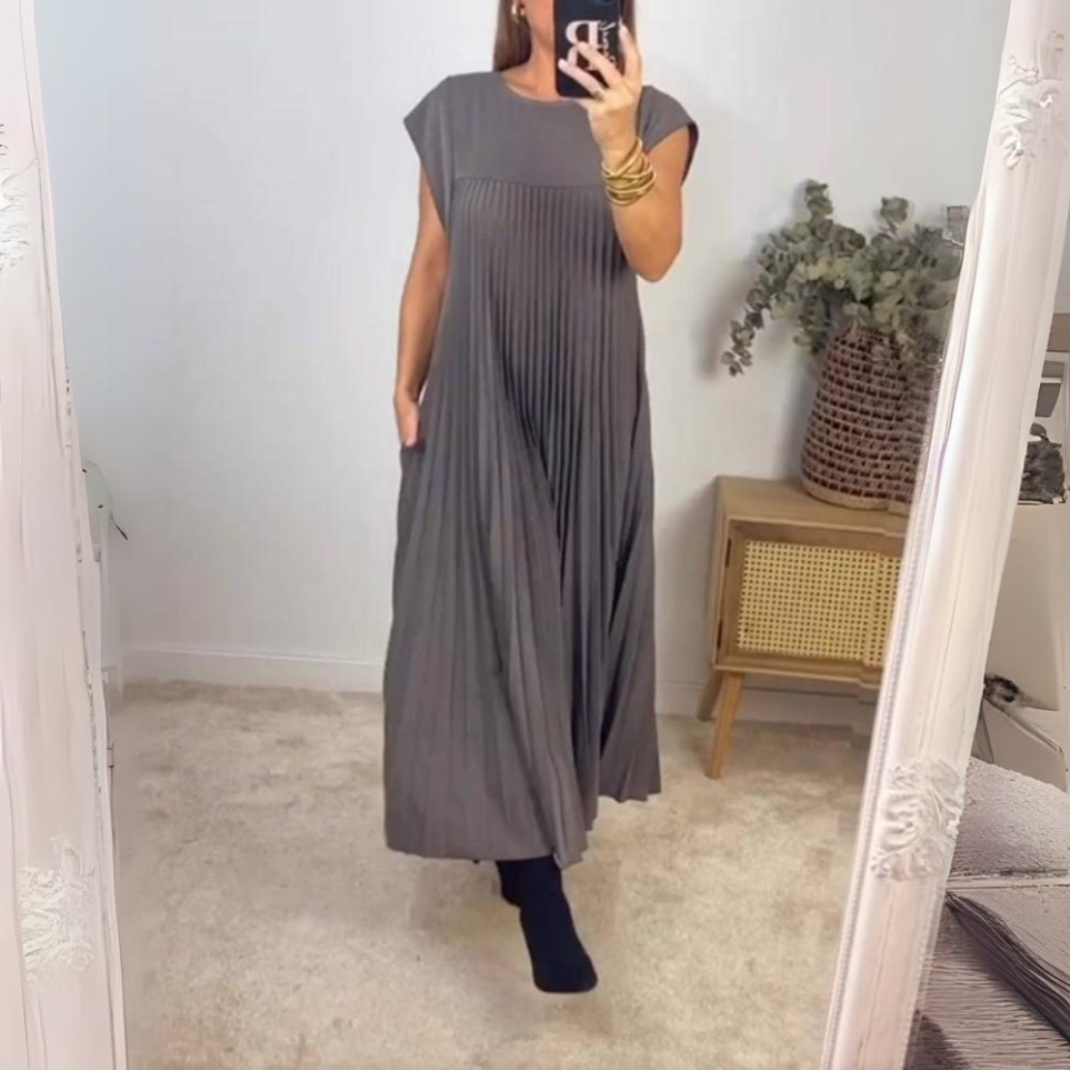 Seline | Robe légère et fraîche plissée