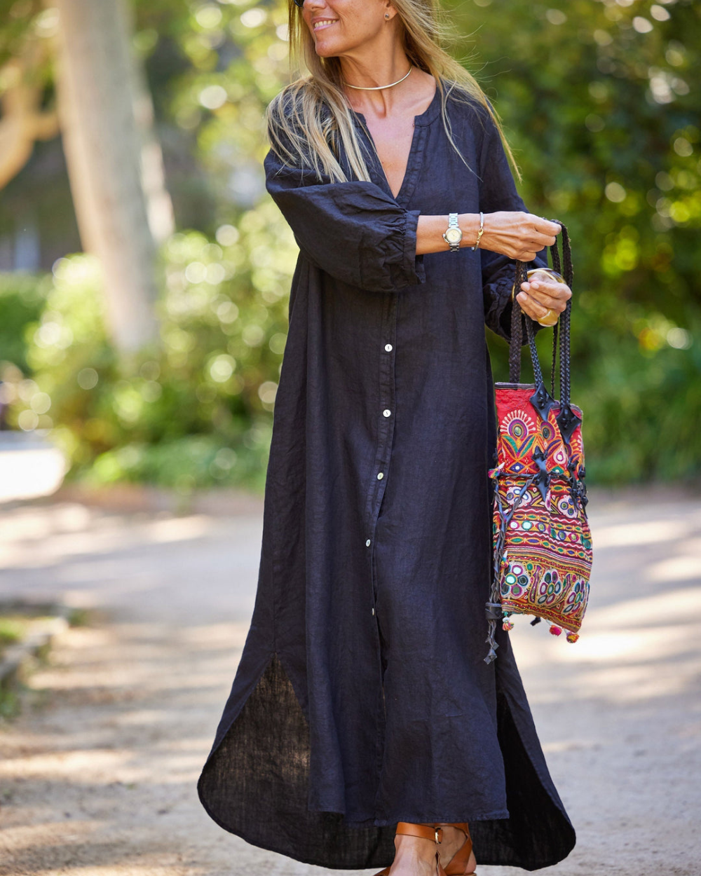 Novara| Jolie robe légère en lin