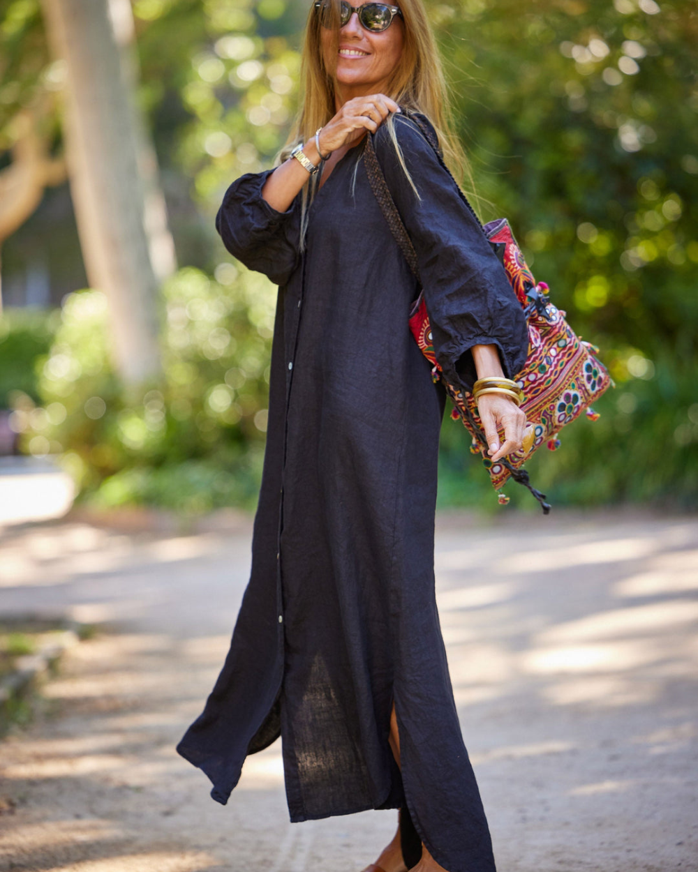 Novara| Jolie robe légère en lin