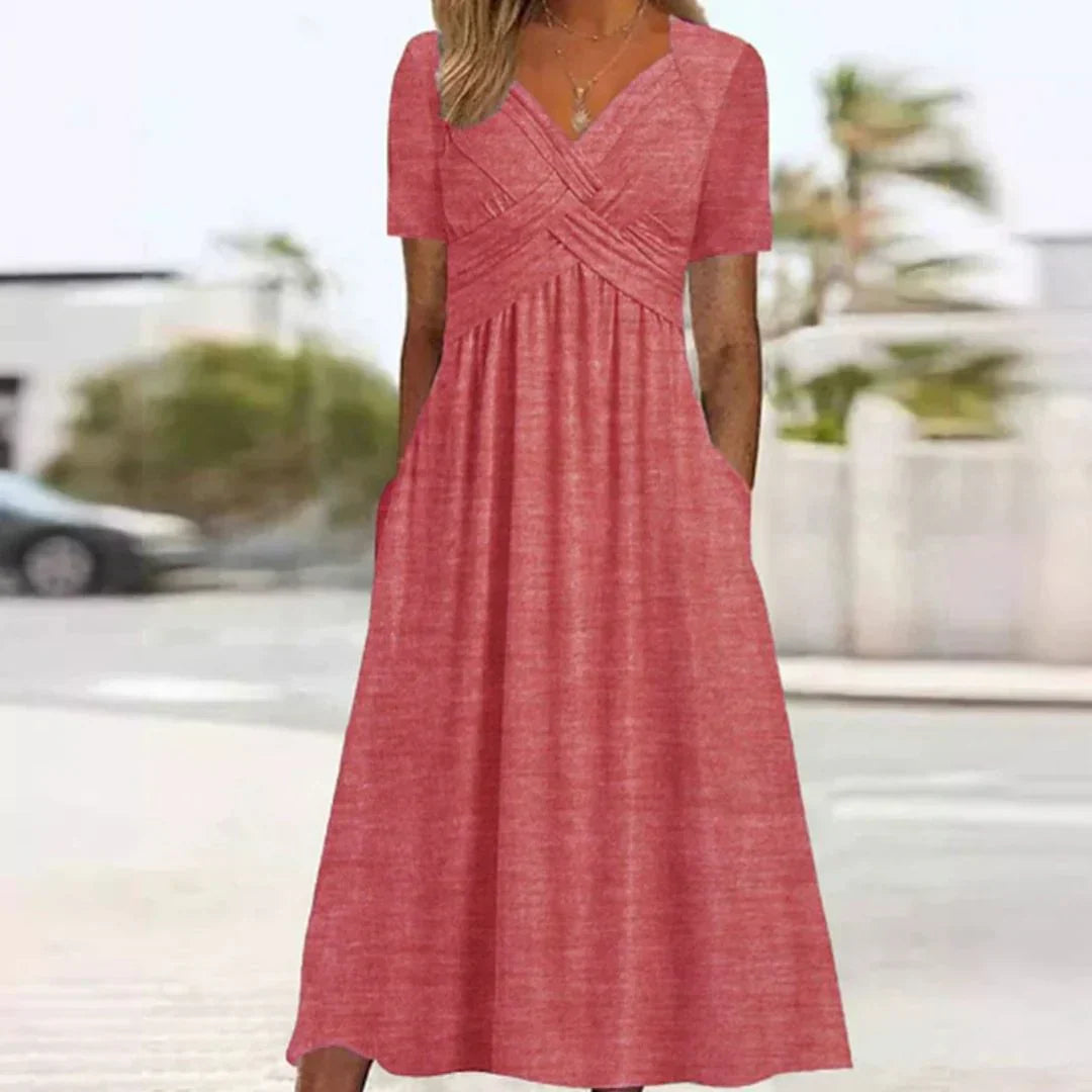 Frances - Robe Élégante et Flatteuse Sophistiquée