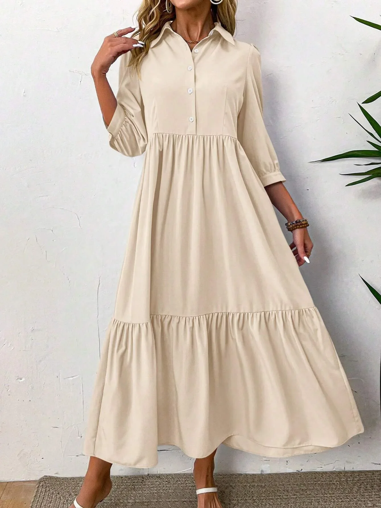 Novara | Robe chemise fluide