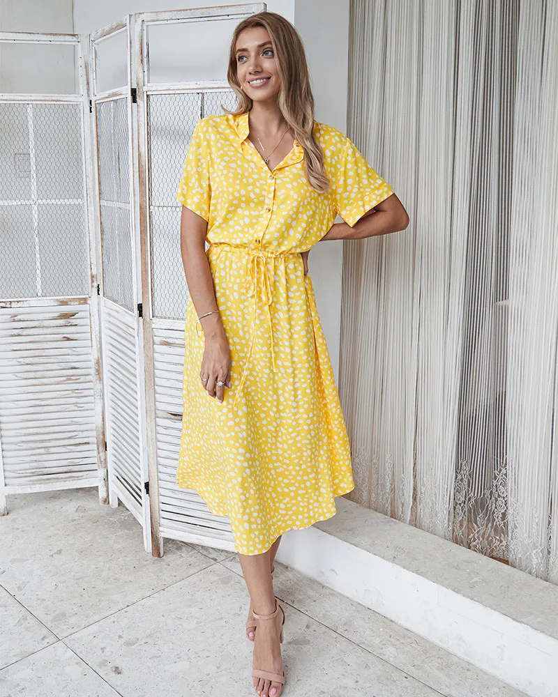 Novara | Robe d'été style chemise
