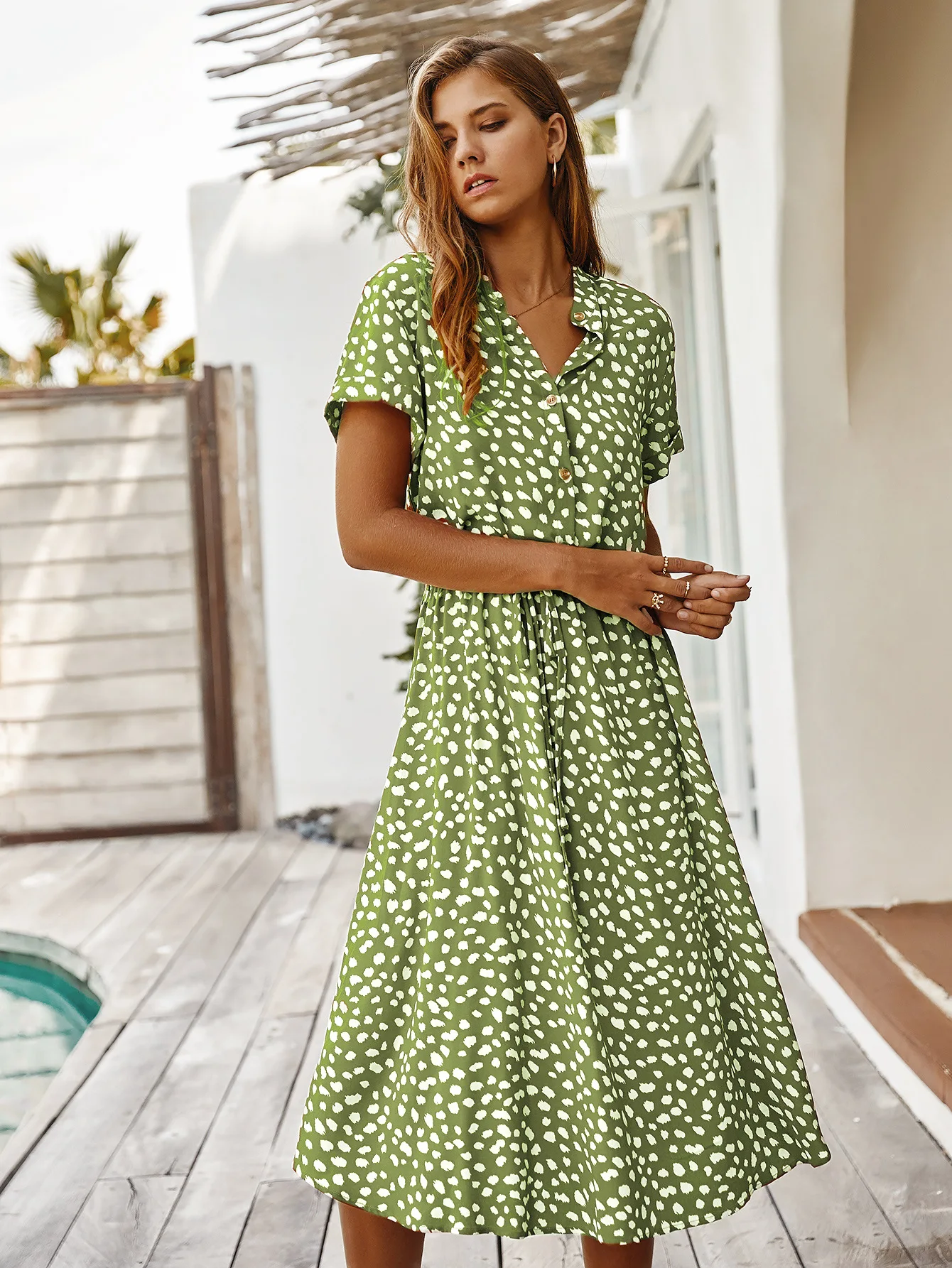 Novara | Robe d'été style chemise