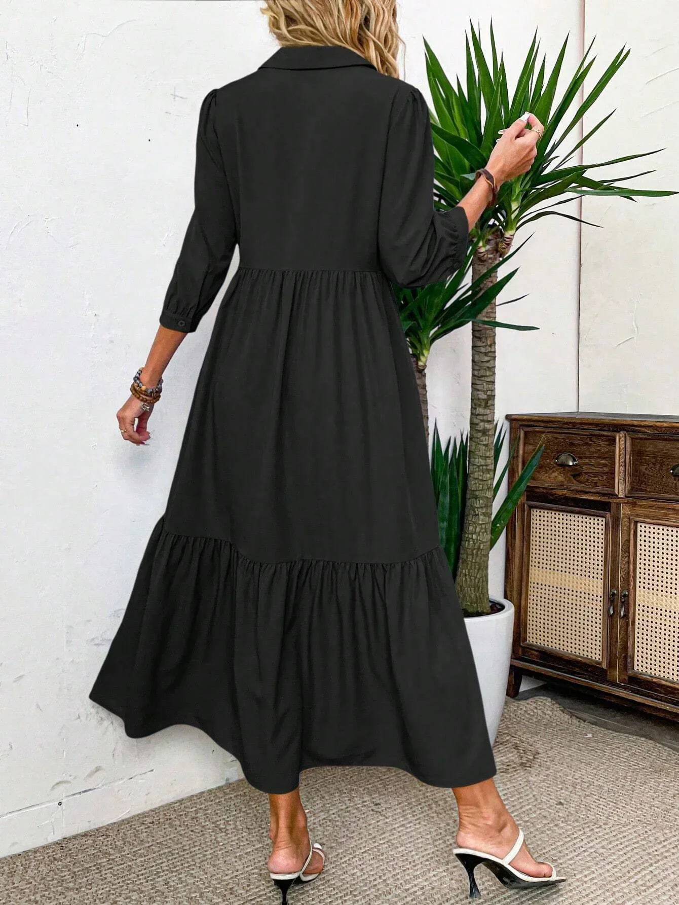 Novara | Robe chemise fluide