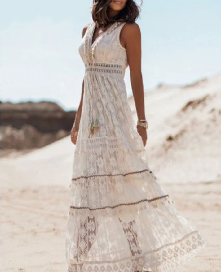 Nina | Robe de Plage Élégante (Stock Limité)