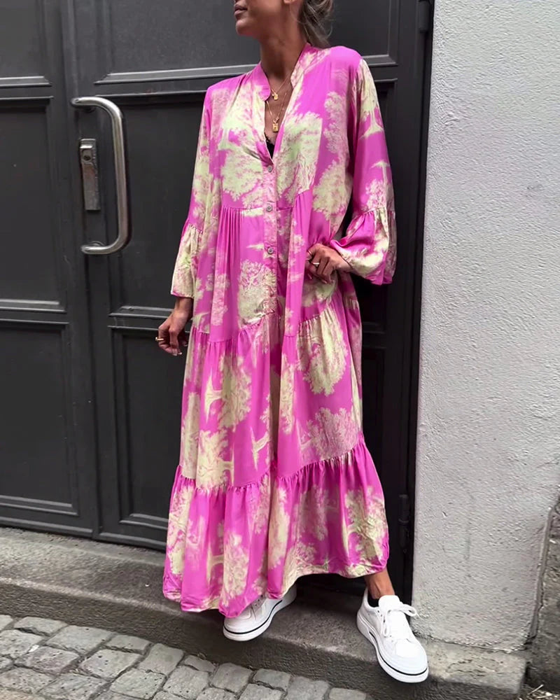 Novara | Robe élégante à coupe fluide