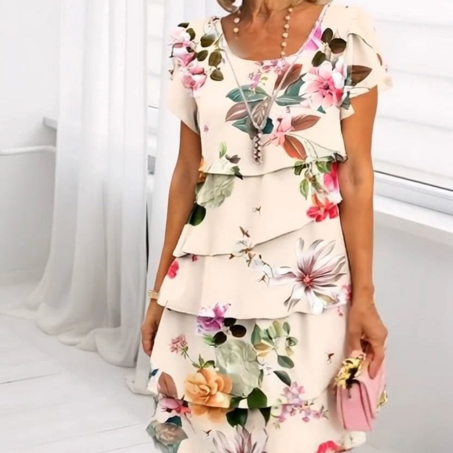Lyra - Robe Élégante Florale