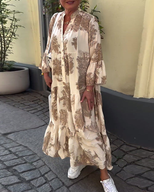 Novara | Robe élégante à coupe fluide