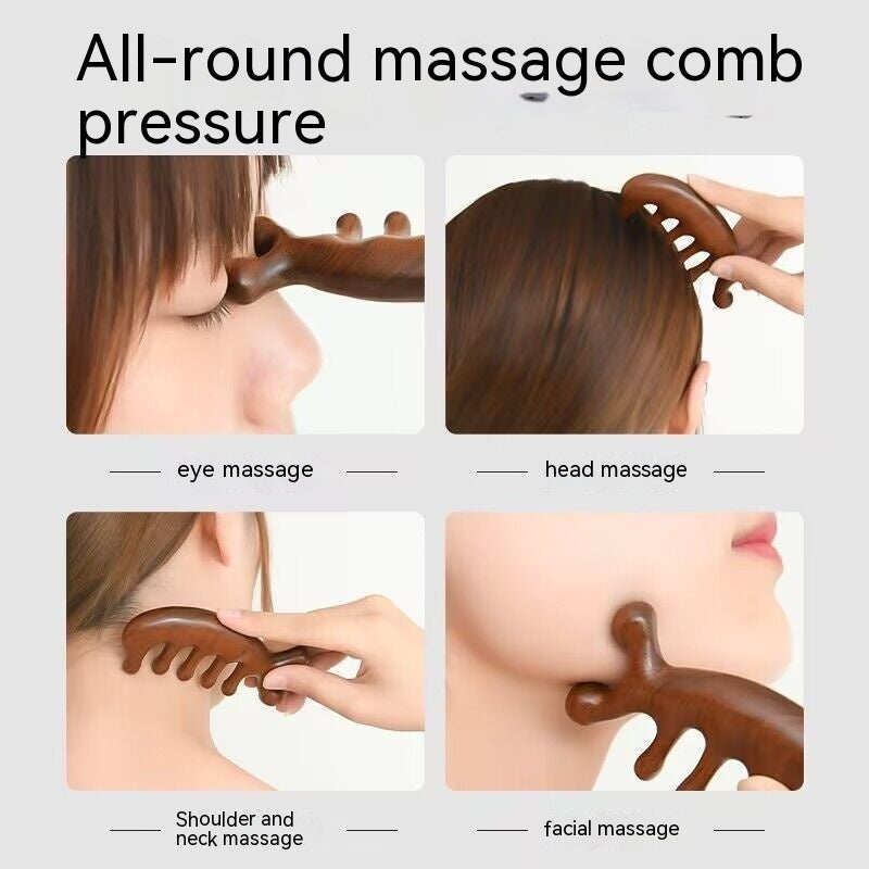 NovaraLabs™ Wood Scalp Massager
