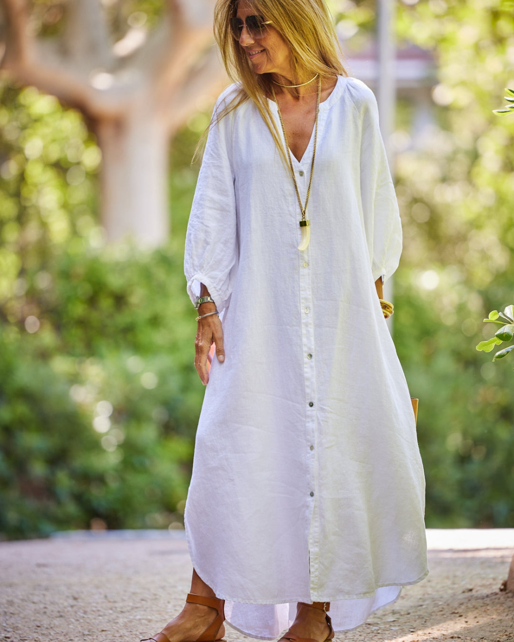 Novara| Jolie robe légère en lin