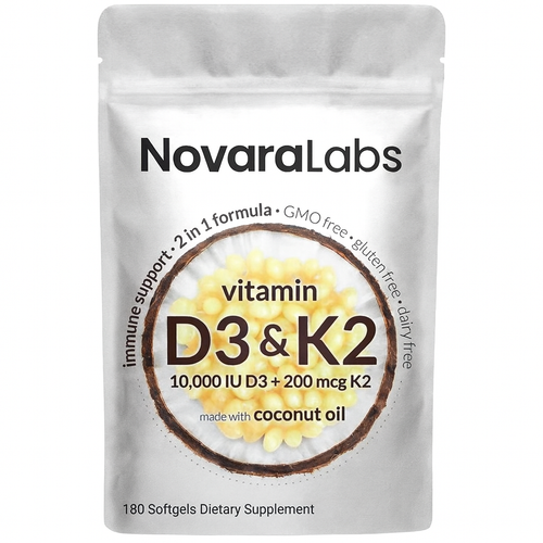 NovaraLabs ™ Vitamin D3 + K2 Capsules
