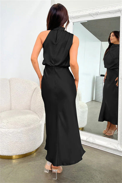 Valeria |  Robe Longue avec Col Halter