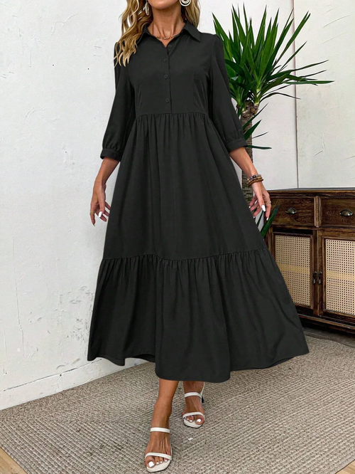 Novara | Robe chemise fluide