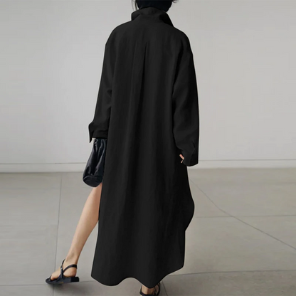 Novara | Robe chemise oversize décontractée