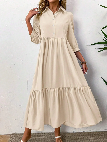 Novara | Robe chemise fluide
