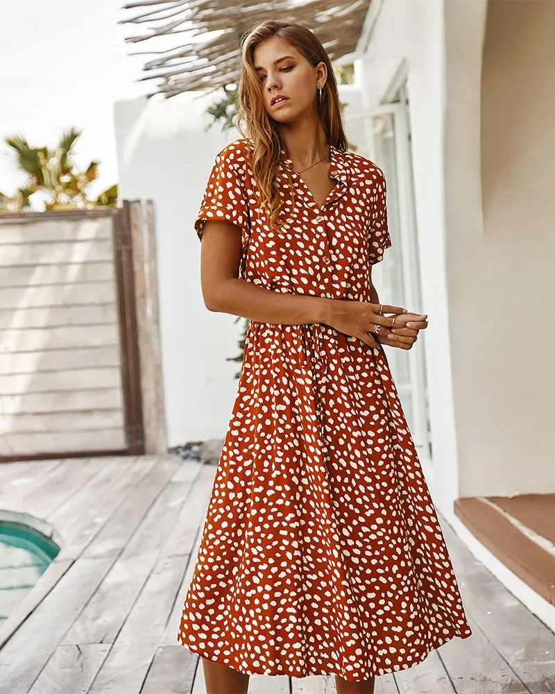 Novara | Robe d'été style chemise