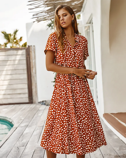 Novara | Robe d'été style chemise
