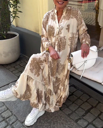 Novara | Robe élégante à coupe fluide