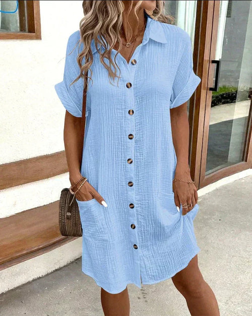 Novara | Robe polo oversize en tissu