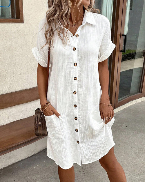 Novara | Robe polo oversize en tissu