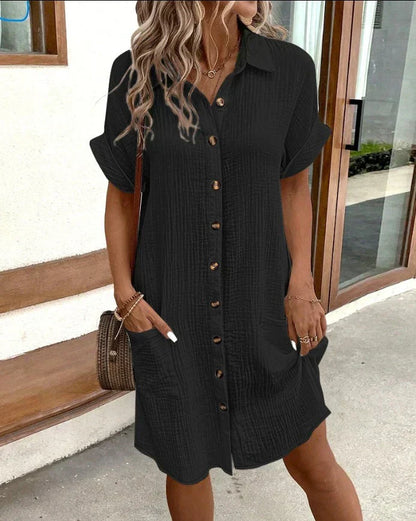 Novara | Robe polo oversize en tissu