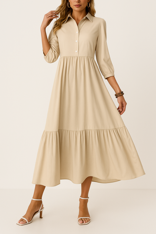 Novara | Robe chemise fluide