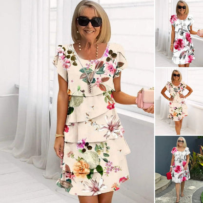 Lyra - Robe Élégante Florale