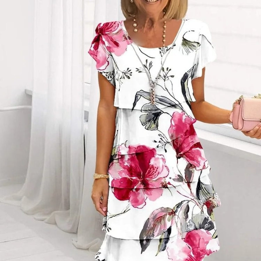 Lyra - Robe Élégante Florale