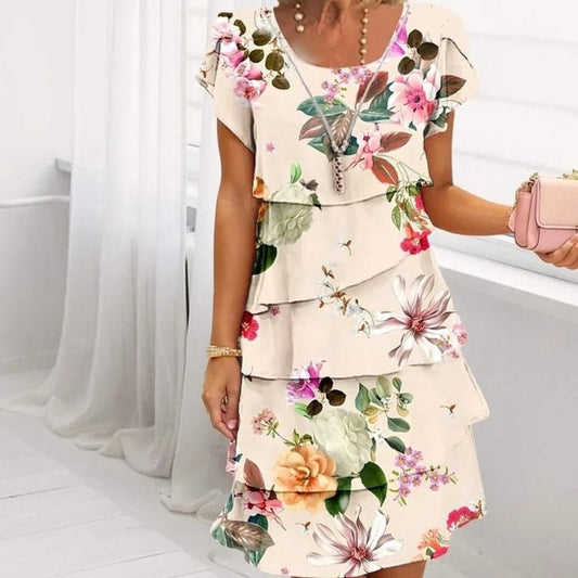 Lyra - Robe Élégante Florale